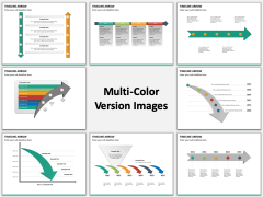 Timeline Arrow Multicolor Combined
