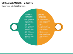 Circle Segments – 2 Parts PPT Slide 2