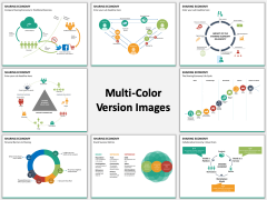 Sharing economy multicolor combined