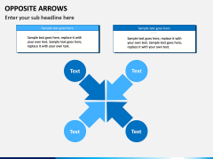 Opposite Arrows PPT Slide 12