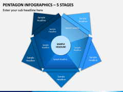 Pentagon Infographics – 5 Stages PPT Slide 1