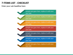 7 Items List - Checklist PPT slide 2
