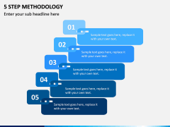 5 Step Methodology PPT slide 1