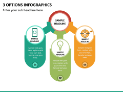3 Options Infographics PPT Slide 2