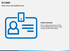 ID Card Icons PPT Slide 3