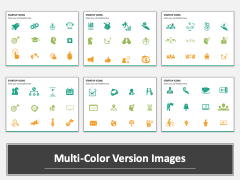 Startup Icons multicolor combined
