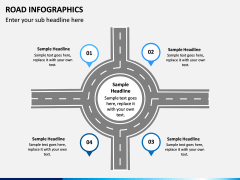 Road Infographics PPT Slide 3