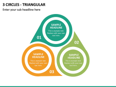 3 Circles - Triangular PPT Slide 2