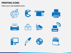 Printing Icons PPT Slide 1