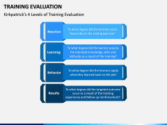 Training Evaluation PPT Slide 1