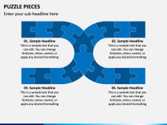 Puzzle pieces PPT slide 10