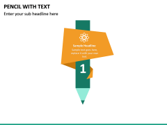 Pencil with Text PPT slide 2