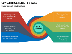 Concentric Circles – 6 Stages PPT Slide 2