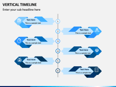 Vertical Timeline PPT Slide 11