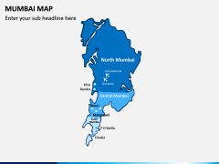 Mumbai Map PPT Slide 1