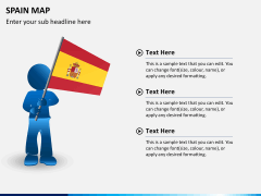 Spain map PPT slide 19