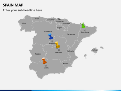 Spain map PPT slide 4
