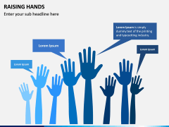 Raising Hands PPT Slide 1
