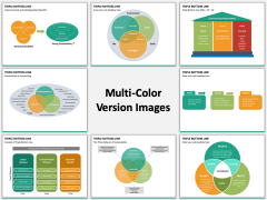 Triple bottom line multicolor combined