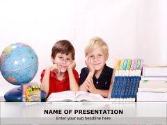 School Children PPT Slide 1