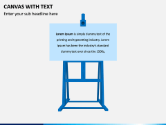 Canvas with Text PPT Slide 7