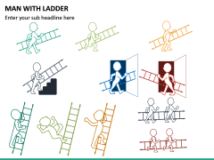 Man with Ladder PPT Slide 6