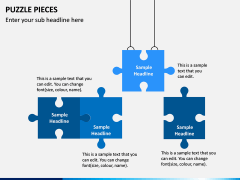 Puzzle pieces PPT slide 4
