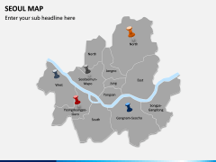 Seoul Map PPT Slide 3