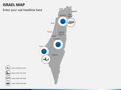 Israel Map PPT slide 5