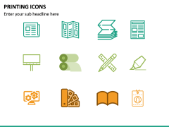 Printing Icons PPT Slide 4