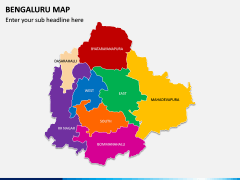 Bengaluru Map PPT Slide 3