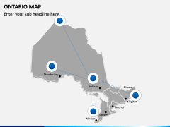 Ontario Map PPT Slide 5