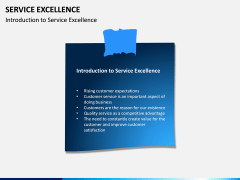 Service Excellence PPT Slide 1