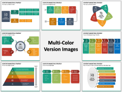 Content Marketing Strategy Multicolor Combined