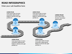Road Infographics PPT Slide 15