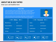 About Me / Self Intro PPT Slide 2