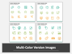 Design Thinking Icons PPT Slide MC Combined