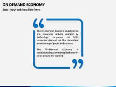 On Demand Economy PPT slide 3
