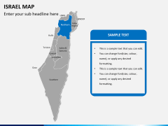 Israel Map PPT slide 11