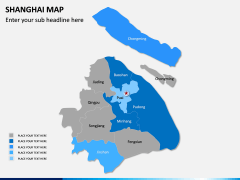 Shanghai Map PPT Slide 7