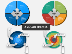 Circles  bundle PPT cover slide