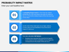 Probability Impact Matrix PPT Slide 7
