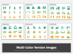 Workplace Icons multicolor combined