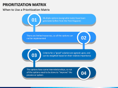 Prioritization Matrix PPT Slide 10
