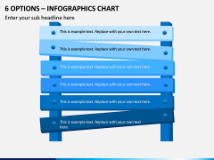 6 Options – Infographics Chart PPT Slide 1