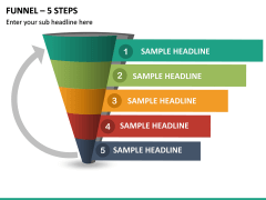 Funnel – 5 Steps PPT Slide 2