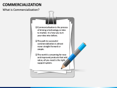 Commercialization PPT Slide 1