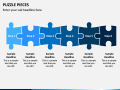 Puzzle pieces PPT slide 9