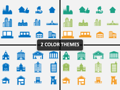 Building Icons PPT Cover Slide