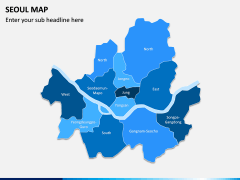 Seoul Map PPT Slide 1